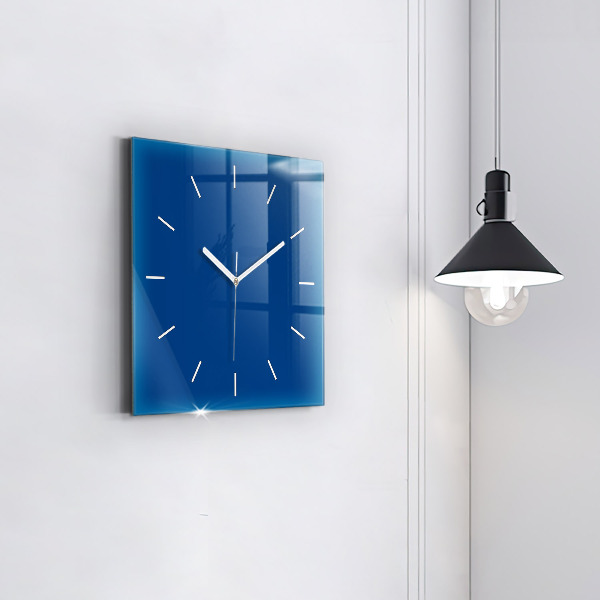 Orologio quadrato Blu