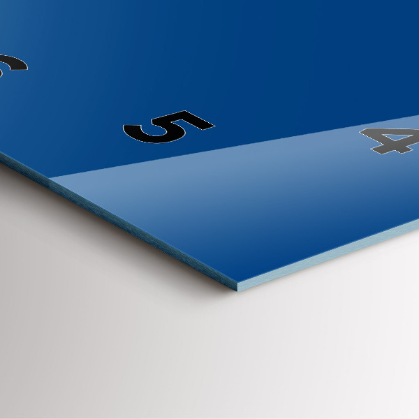 Orologio quadrato Blu