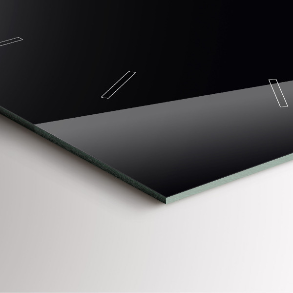 Orologio quadrato Nero