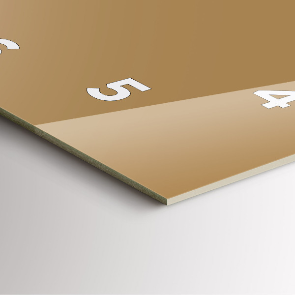 Orologio quadrato Beige