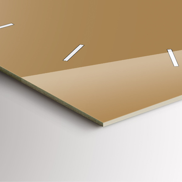 Orologio quadrato Beige