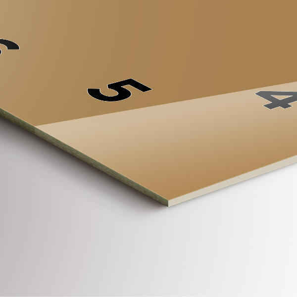 Orologio quadrato Beige