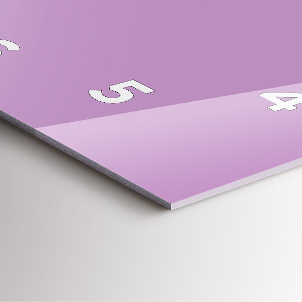 Orologio quadrato Lilla