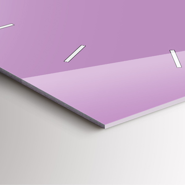 Orologio quadrato Lilla