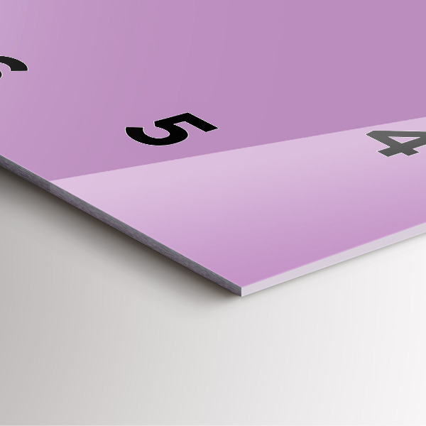 Orologio quadrato Lilla