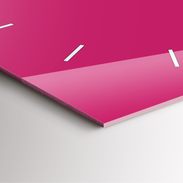 Orologio quadrato Rosa