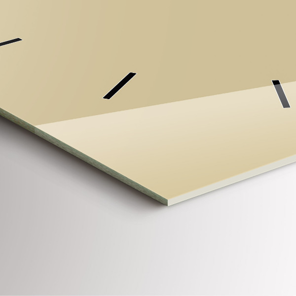 Orologio quadrato Beige