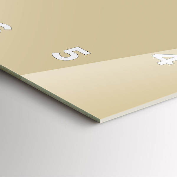 Orologio quadrato Beige