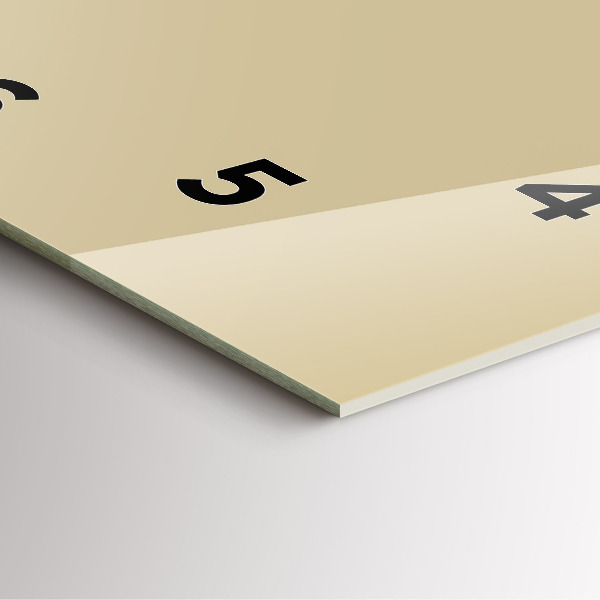 Orologio quadrato Beige