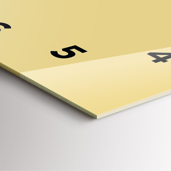 Orologio quadrato Cremoso