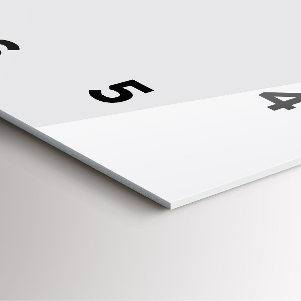 Orologio quadrato Bianco