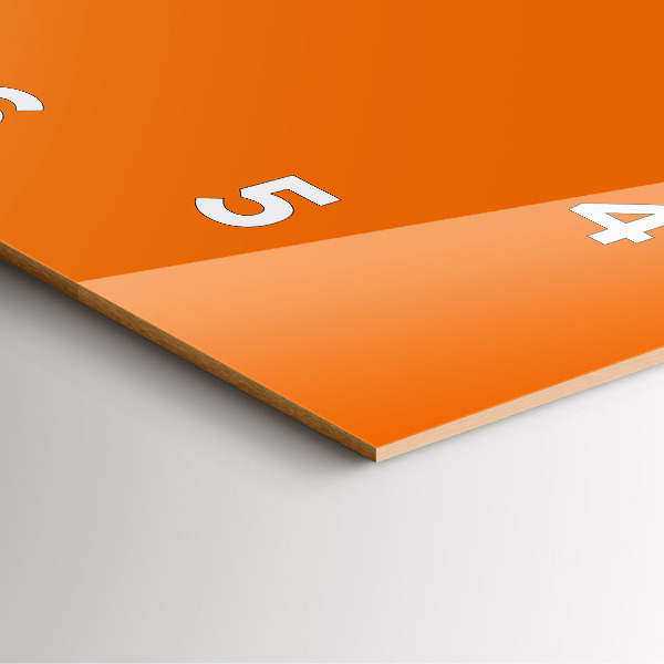 Orologio quadrato Arancia