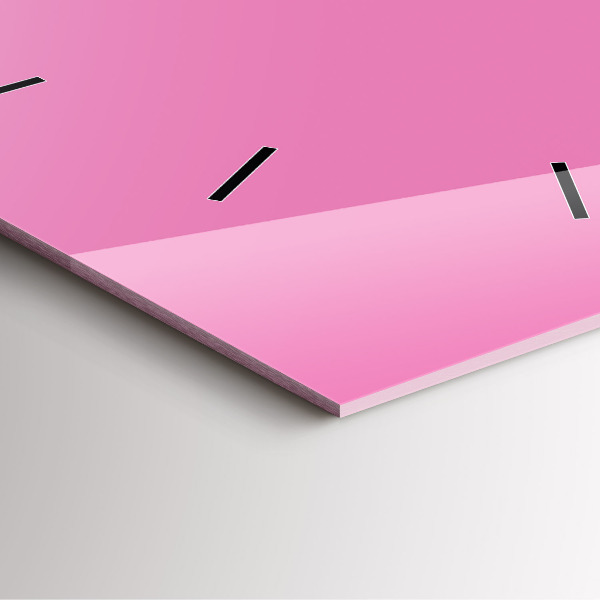 Orologio quadrato Rosa