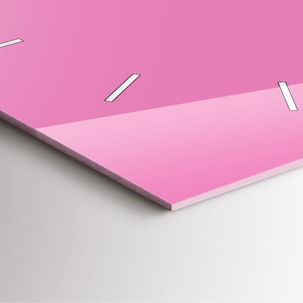 Orologio quadrato Rosa