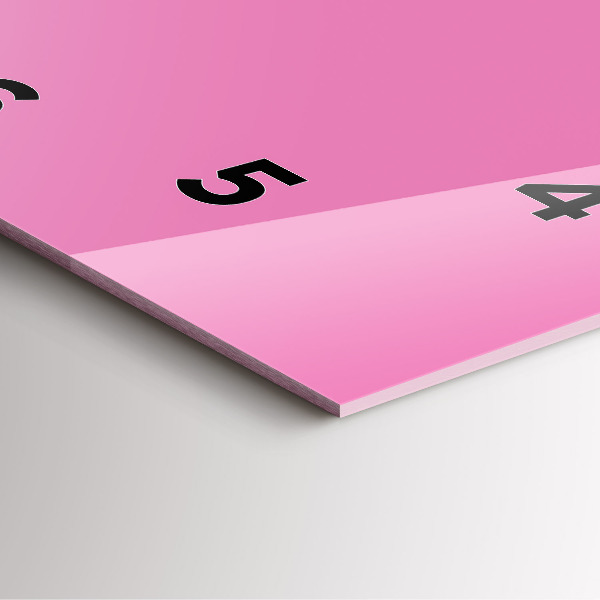 Orologio quadrato Rosa