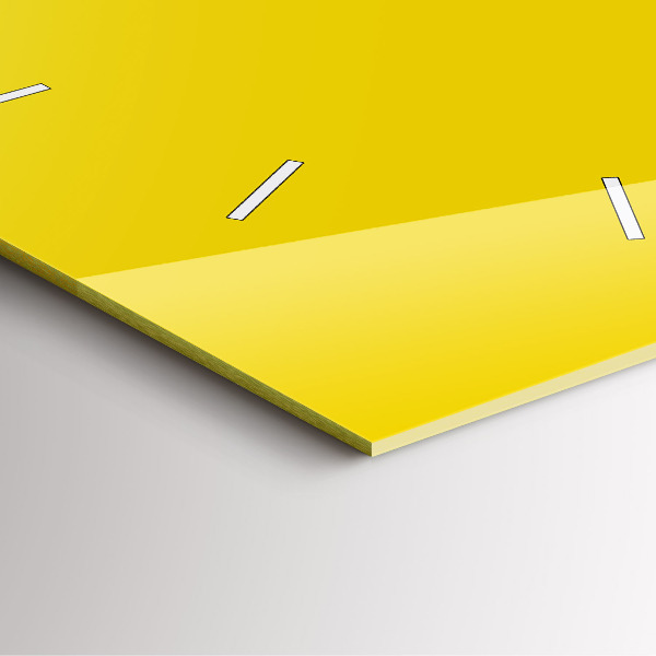 Orologio quadrato Giallo