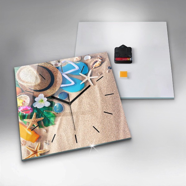 Orologio quadrato in vetro Accessori per le feste