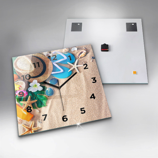 Orologio quadrato in vetro Accessori per le feste