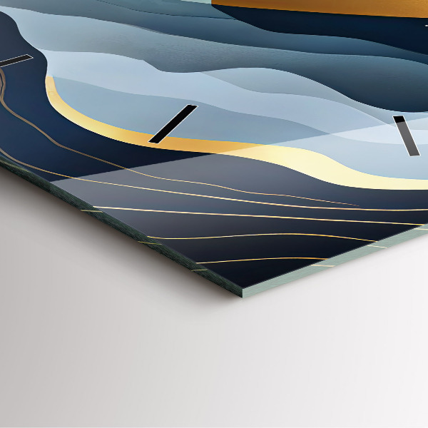 Orologio quadrato Montagne astratte