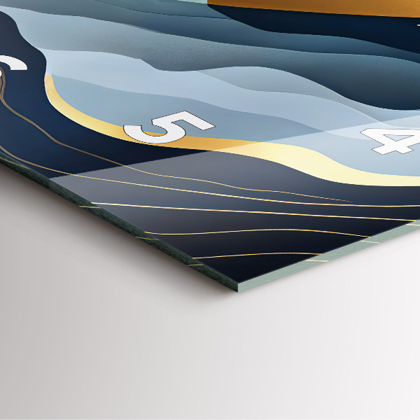 Orologio quadrato Montagne astratte