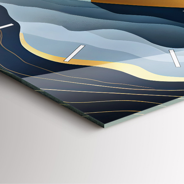 Orologio quadrato Montagne astratte