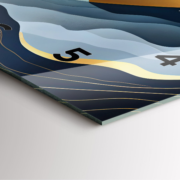 Orologio quadrato Montagne astratte