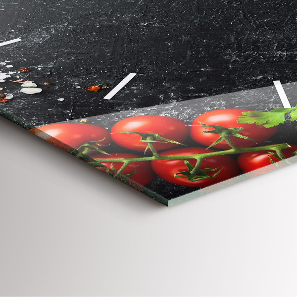 Orologio quadrato Le verdure in tavola