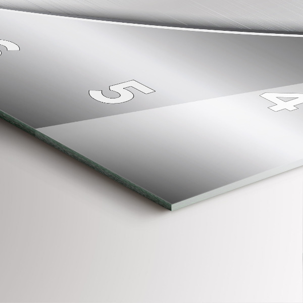 Orologio quadrato Modello argento