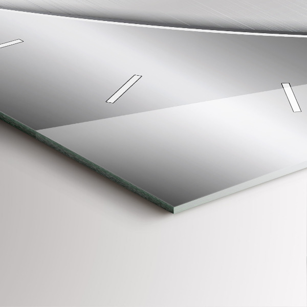 Orologio quadrato Modello argento