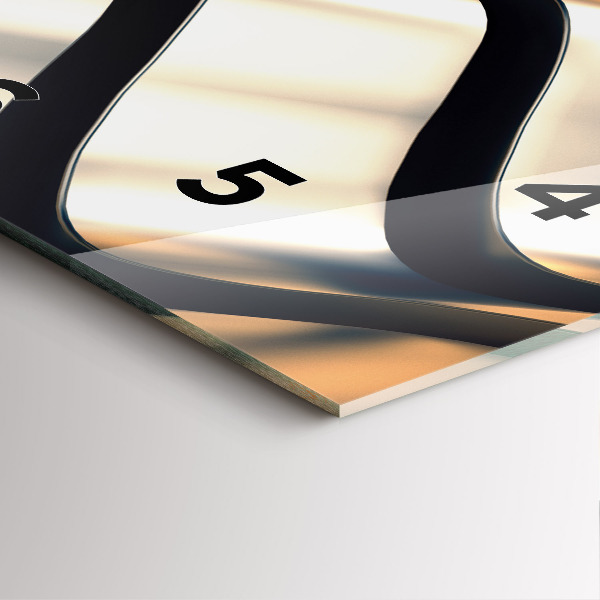 Orologio quadrato Modello argento