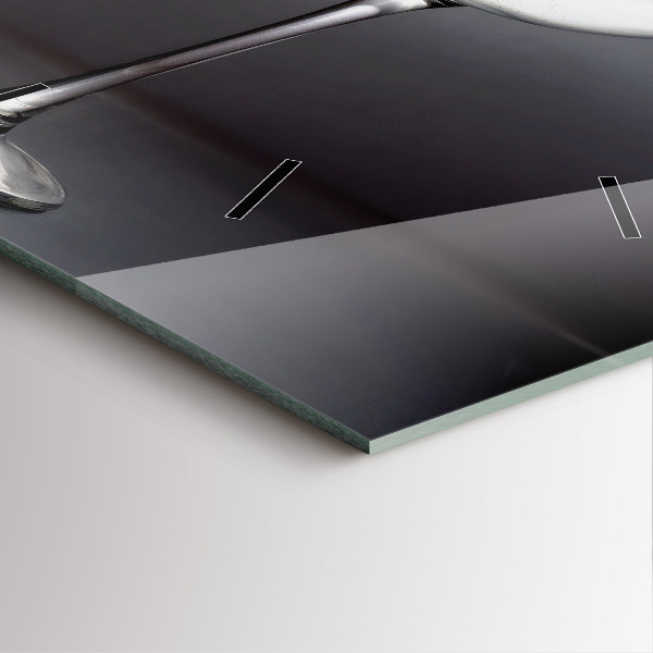 Orologio quadrato Bicchiere di vino