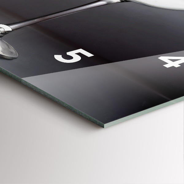 Orologio quadrato Bicchiere di vino