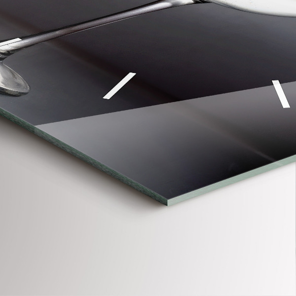 Orologio quadrato Bicchiere di vino