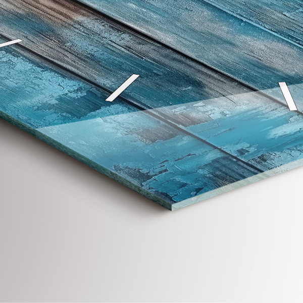 Orologio quadrato Tavole blu