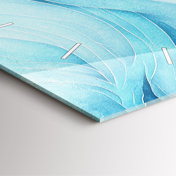 Orologio quadrato Nuvole blu