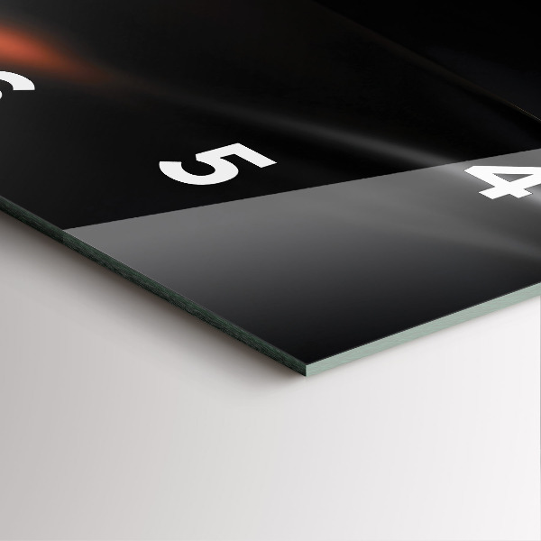 Orologio quadrato Astrazione