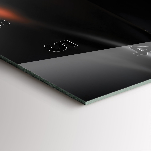 Orologio quadrato Astrazione