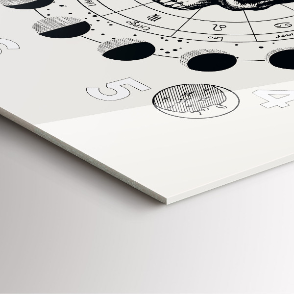 Orologio quadrato Fasi lunari