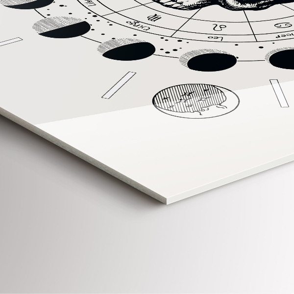 Orologio quadrato Fasi lunari