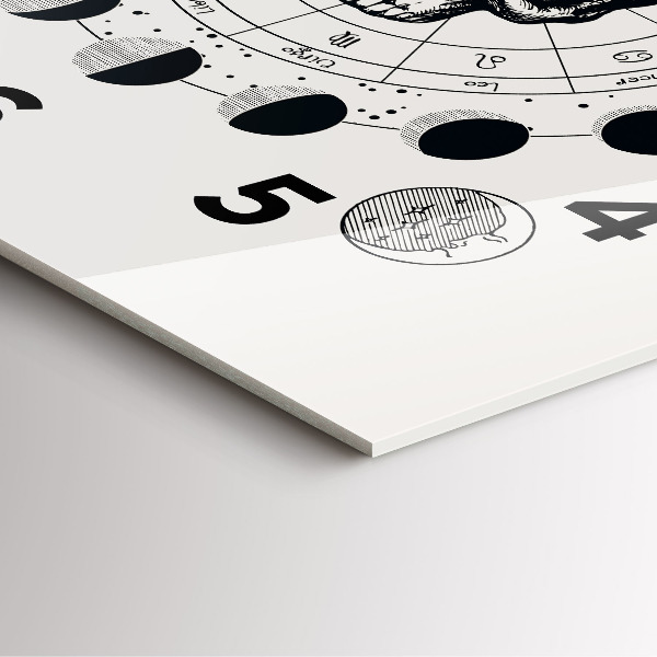 Orologio quadrato Fasi lunari