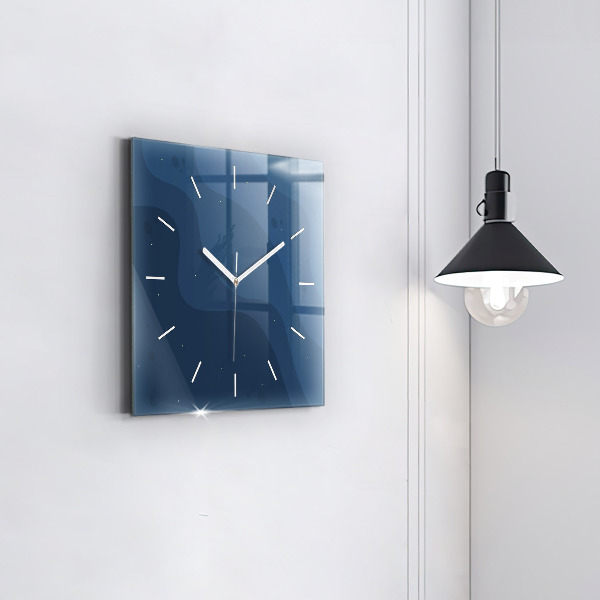 Orologio quadrato Onde blu