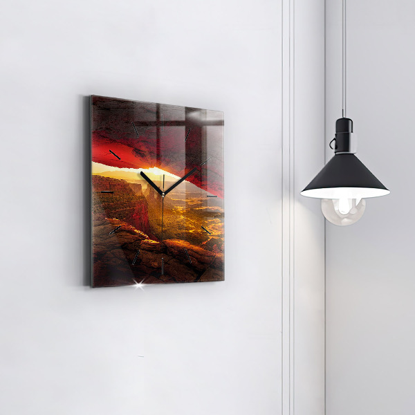 Orologio quadrato Grand Canyon dell'Arizona