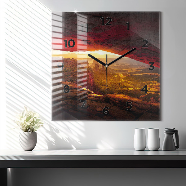 Orologio quadrato Grand Canyon dell'Arizona