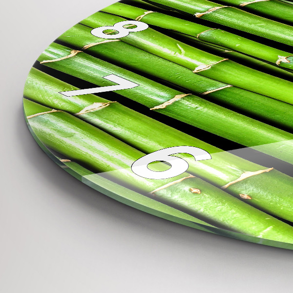 Orologio rotondo Bambù asiatico