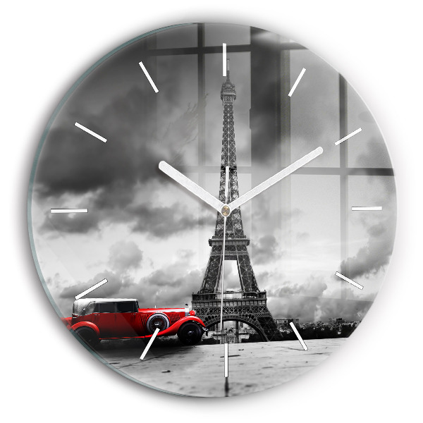 Orologio rotondo Torre Effel Parigi