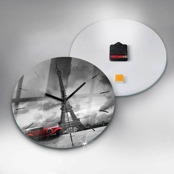 Orologio rotondo Torre Effel Parigi