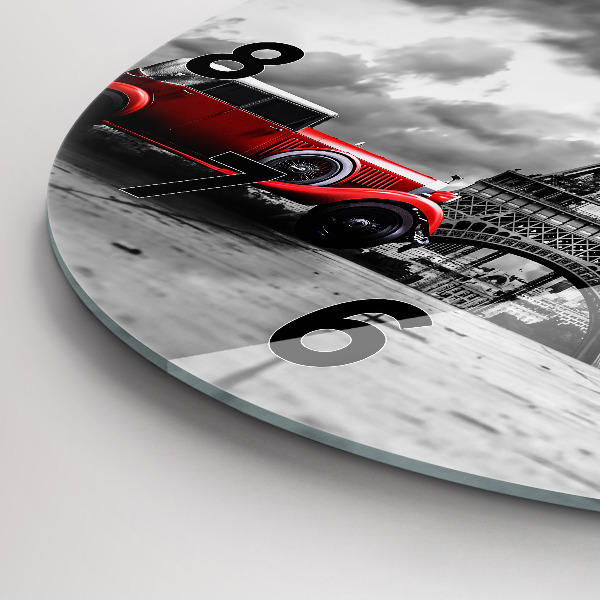 Orologio rotondo Torre Effel Parigi