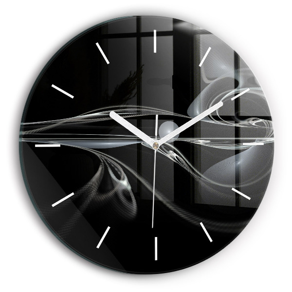 Orologio rotondo Fumo astratto