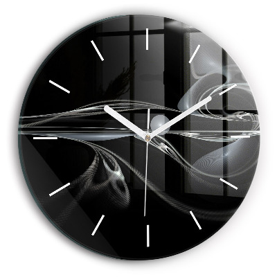 Orologio rotondo Fumo astratto