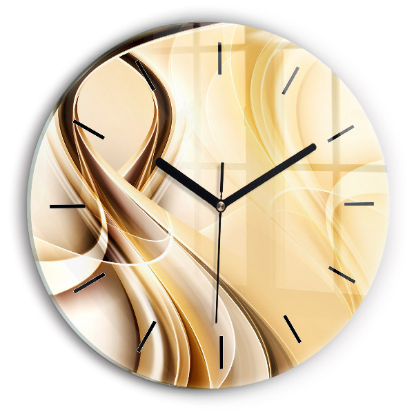 Orologio rotondo Onde di astrazione